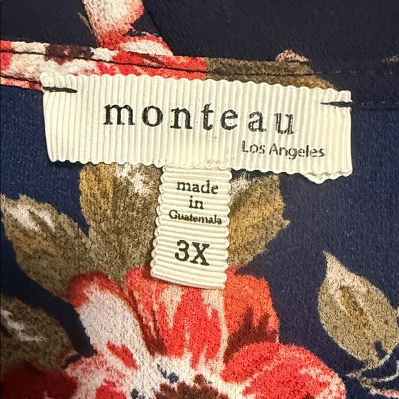 Navy blue floral dress - Picture 6 of 6